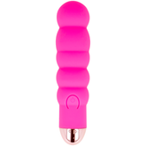 DOLCE VITA - SIX PINK 7 SPEED RECHARGEABLE VIBRATOR